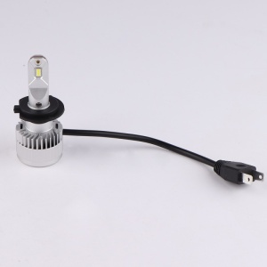 Set 2 LED-uri Auto Techstar® X9, H7, 60w, 8000 Lumeni, 6500K, AUTO, 12-24 Volti, CSP, Canbus, Miez Cupru, Radiator Aluminiu - Img 5
