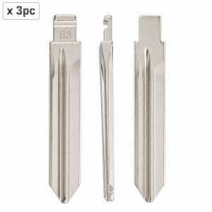 Set 3 lame cheie auto 83# SX9 pentru Citroen, Peugeot, Fiat si Lancia