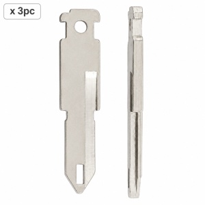 Set 3 lame cheie auto NE73 pentru Peugeot 206, Citroen si Renault