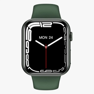 Smartwatch Techstar® HW18, Ecran Touch HD 1.6 inch, Bluetooth 5.2, Senzor Tensiune, Puls, Oximetru, 2 Bratari, Silicon și Textil, Verde - Img 5