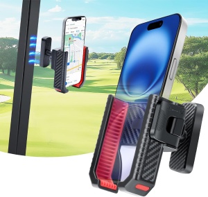 Suport magnetic pentru telefon pentru carucior de golf, 8 magneti N52, rotire 360°, prindere reglabila, utilizare cu o singura mana - Img 9