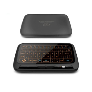 Tastatura Wireless Techstar H18+ cu taste iluminate si design ergonomic, vedere de sus
