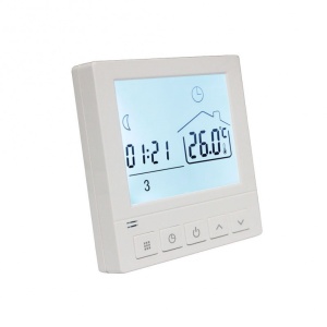 Termostat smart TH-8W alb, control prin aplicatie Tuya