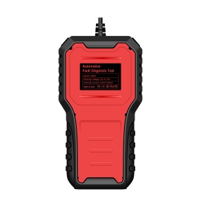 Tester auto M302 rosu cu butoane negre si carcasa ergonomica