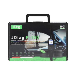 Servieta transport tester circuite electrice auto Techstar P100 cu maner si eticheta