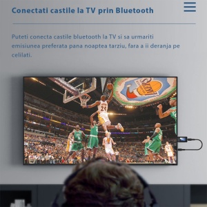utilizare transmitator receptor audio bluetooth techstar ot07 la tv si home cinema