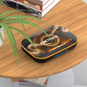 Pachet TV Box HK1 RBox cu telecomanda si alimentator
