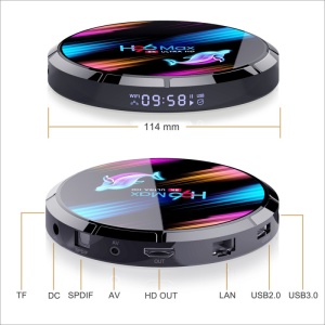TV Box Techstar® H96 Max X3, Android 9.0, UltraHD 8K, 4K@ 60fps, 4GB RAM, 32GB ROM, 5G WiFi, Bluetooth 4.0, Cu IPTV, Model 2020 - Img 5