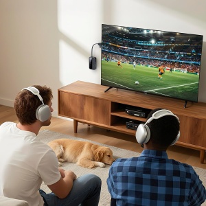 Adaptor Bluetooth 5.4 pentru TV cu conectarea castilor wireless