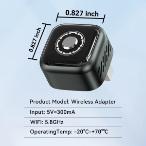 Adaptor CarPlay Android Auto Techstar B12, dimensiuni si specificatii (imagine informativa)