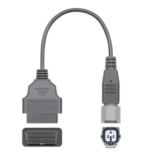 cablu adaptor Techstar OBD2 3 pini la 16 pini Yamaha compatibil diagnoza