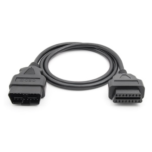 Cablu OBD-II 1 m, bucla mica, extensie male–female 16 pini