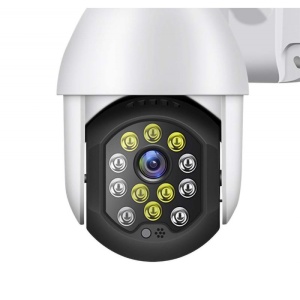 Camera Supraveghere IP PTZ Techstar® P19D, Camera Duala, Wireless, 320°, 1080p, IR+LED, Exterior, ONVIF, NVR, Senzor Miscare, Alarma - Img 2
