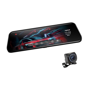 Camera Video Auto tip Oglinda Dubla, Tip T12+ Display 9.66" Touch Screen, Night Vision, Dash Cam, Dual Lens - Img 3