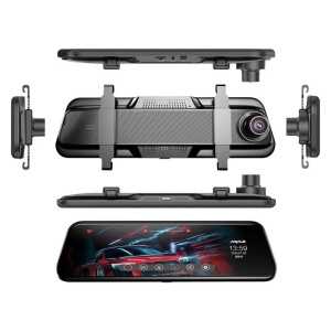 Camera Video Auto tip Oglinda Dubla, Tip T12+ Display 9.66" Touch Screen, Night Vision, Dash Cam, Dual Lens - Img 8