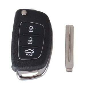 Carcasa cheie auto 3 butoane TOY40 Hyundai Santa FE IX25 IX35 IX45 cu lamela detasata langa carcasa