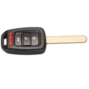 Carcasa cheie auto Techstar compatibila Honda Accord Civic CR-V Pilot Fit, model cu butoane reliefate, 4 butoane