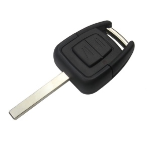 Carcasa cheie auto Opel 2 butoane cu lama metalica