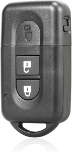 Carcasa Cheie Auto Techstar cu 2 Butoane, Compatibila Nissan Qashqai, Note, X-Trail, Micra, NV200, Tiida – cu lama netaiata