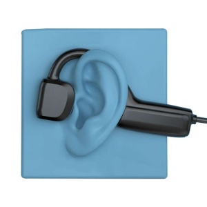 Casti wireless Techstar G1 cu microfon incorporat si autonomie mare, negru