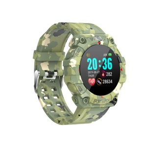Ceas Smartwatch Techstar® FD68, 1.3" IPS, Design Sport, Bluetooth 4.0, Monitorizare Tensiune, Puls, Verde - Img 3