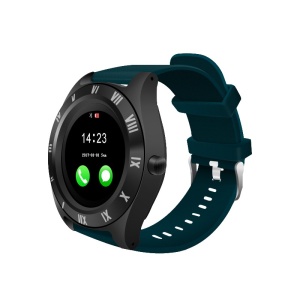 Ceas Smartwatch Techstar® M11, 1.54inch LCD , Bluetooth 4.0 + EDR, Camera Foto, Cartela SIM, Micro SD, Monitorizare Somn, Apeluri si SMS, Notificari, Albastru - Img 1