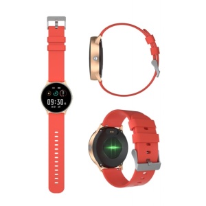 Ceas Smartwatch Techstar® R33, 1.08 inch IPS LCD , Bluetooth 4.0 + EDR, Monitorizare Somn, Puls, Respiratie, Tensiune, Notificari, Rosu - Img 4