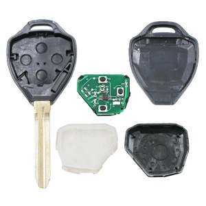 Cheie auto completa Techstar pentru Toyota RAV4 Corolla Yaris 2 butoane 433MHz chip 4D67 72G componente