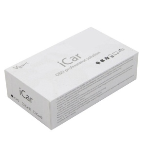 Ambalaj alb interfata diagnoza ICar2 VGate OBD2 Bluetooth