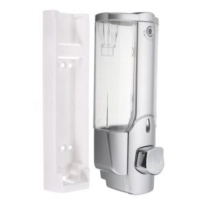 Dozator De Sapun, Argintiu, Montaj Perete, 350ml - Img 2