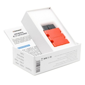adaptor bluetooth konnwei kw902 portocaliu in cutie alba