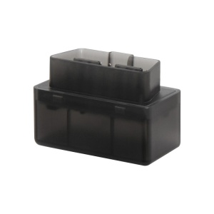 adaptor OBD2 ELM327 mini negru vedere frontala