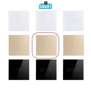 gama culori intrerupator smart touch techstar negru alb gold