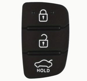 Membrana Cauciuc Butoane Cheie Auto 3 Butoane – Compatibila Hyundai, Kia – Pad pentru Telecomanda, Inlocuire Tastatura Cheie