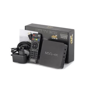 Mini PC Android MXQ UltraHD 4K Quad Core vedere laterala cu porturi