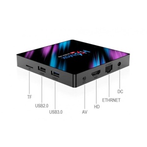 Mini PC TV Box H96 Max, Android 9.0, UltraHD 4K, 60fps, 4GB RAM, 32GB ROM, 5G WiFi, Bluetooth 4.1, Cu IPTV - Img 3