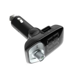 Modulator FM Techstar® T17B, Wireless, Bluetooth 4.2, Microfon Integrat, FM Transmitator, Voltaj Baterie, USB, Slot MicroSD, AUX - Img 5