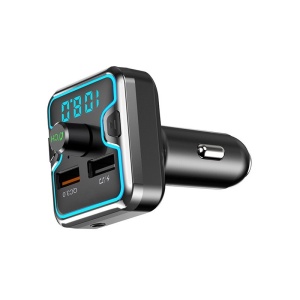 Modulator FM Techstar® T45Q, Wireless, Bluetooth 5.0, Microfon Integrat, Quick Charge 3.0, Slot MicroSD, Ambient Light - Img 2