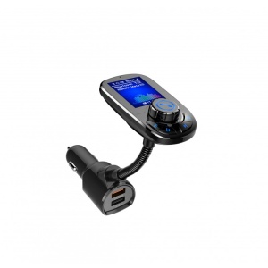Modulator FM Techstar® T61, Ecran TFT, Wireless, Bluetooth 4.2, Microfon Integrat, Quick Charge 3.0, Slot MicroSD, AUX IN/OUT - Img 2