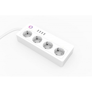 Prelungitor priza smart Techstar A26 wireless 2.4GHz vedere laterala dreapta
