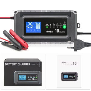 Echipament de intretinere si incarcare baterii vehicule, cu ecran LCD si functie rapida