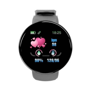 Resigilat Ceas Smartwatch Techstar® D18, 1.3inch OLED, Bluetooth 4.0, Monitorizare Tensiune, Puls, Oxigenarea Sangelui, Waterproof IP65, Gri - Img 5