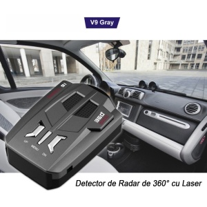 Resigilat Detector Radar Auto Techstar® V9, Laser, Alerta Voce, Sistem Alarma Viteza, K Band, Ka Band - Img 8