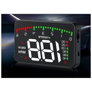 Resigilat Ecran HUD Techstar® Head-Up Display, Proiector Parbriz, Afisare Multiple Informatii, Conexiune OBD2 - Img 3