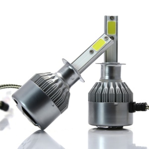 Resigilat Set 2 LED-Uri Auto Techstar® C6, H1, 36w, 3800 Lumeni, 6500K, AUTO, 12-24 Volti, COB - Img 3