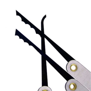 Set 15 Piese Instrumente Lacatuserie Lock Picking, Trusa Unelte Metalice pentru Lacate si Incuietori, Instrumente de Precizie pentru Antrenament si Reparatii - Img 5