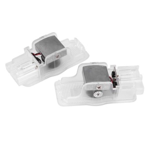 Decorațiuni LED auto Peugeot - Logo-uri iluminate pentru portiere, set dublu