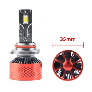 set 2 becuri led auto techstar p14 9006 lumina alba 6000k