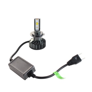 Set 2 LED-uri Auto Techstar® P8, H7, 40w, 4000 Lumeni, 3000K, 4500K, 6000K, AUTO, 12-24 Volti, ZES, Canbus, Miez Cupru, Radiator Aluminiu - Img 4