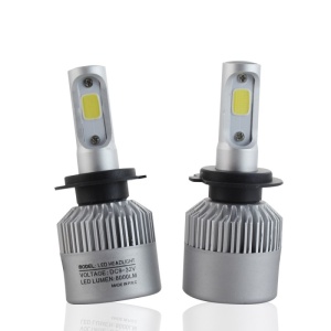 Set 2 LED-uri Auto Techstar® S2, H7, 36w, 4000 Lumeni, 6500K, AUTO, 12-24 Volti, COB, Canbus - Img 4